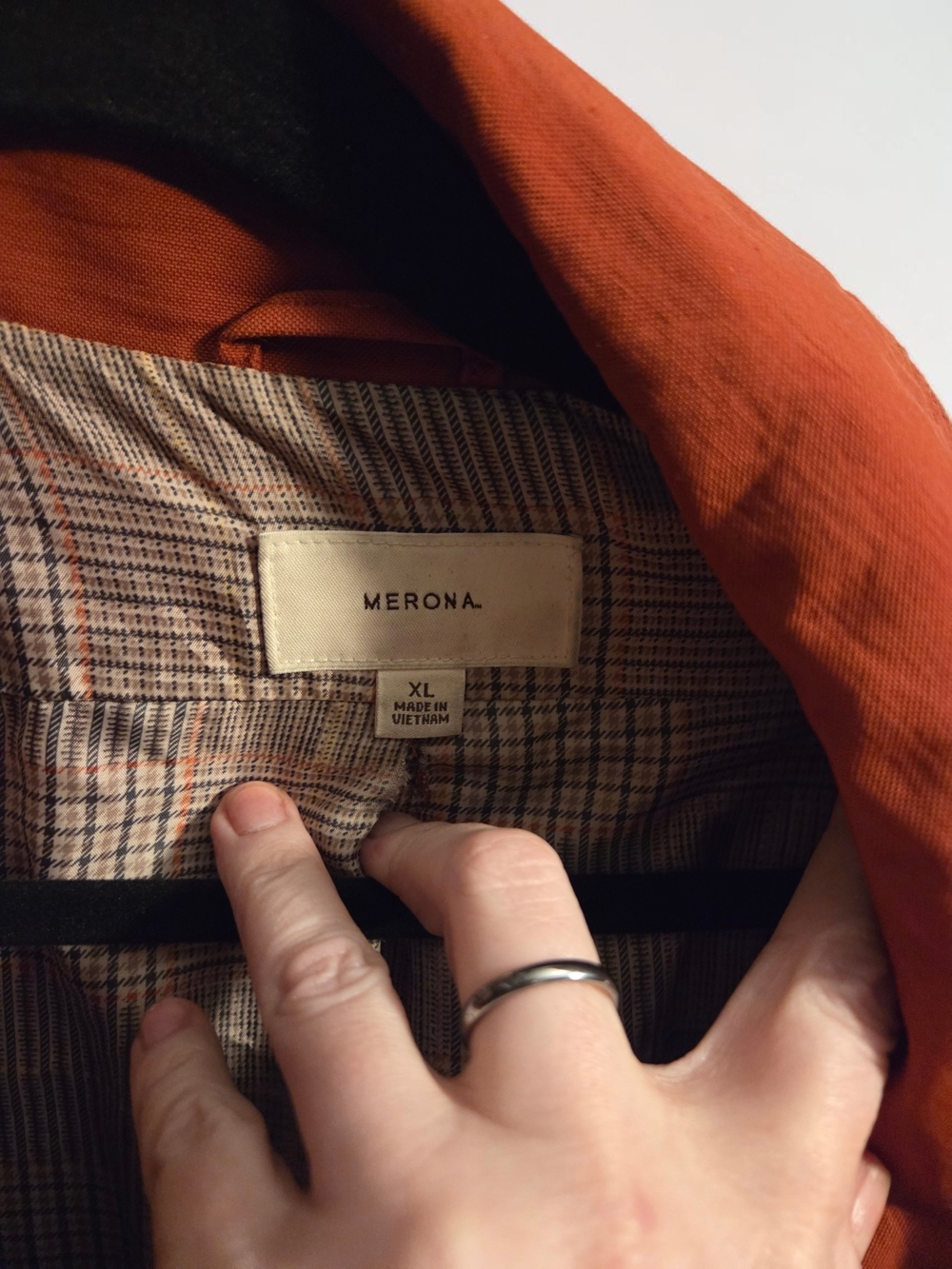Merona Rust Orange Utility Jacket - Picture 3 of 3